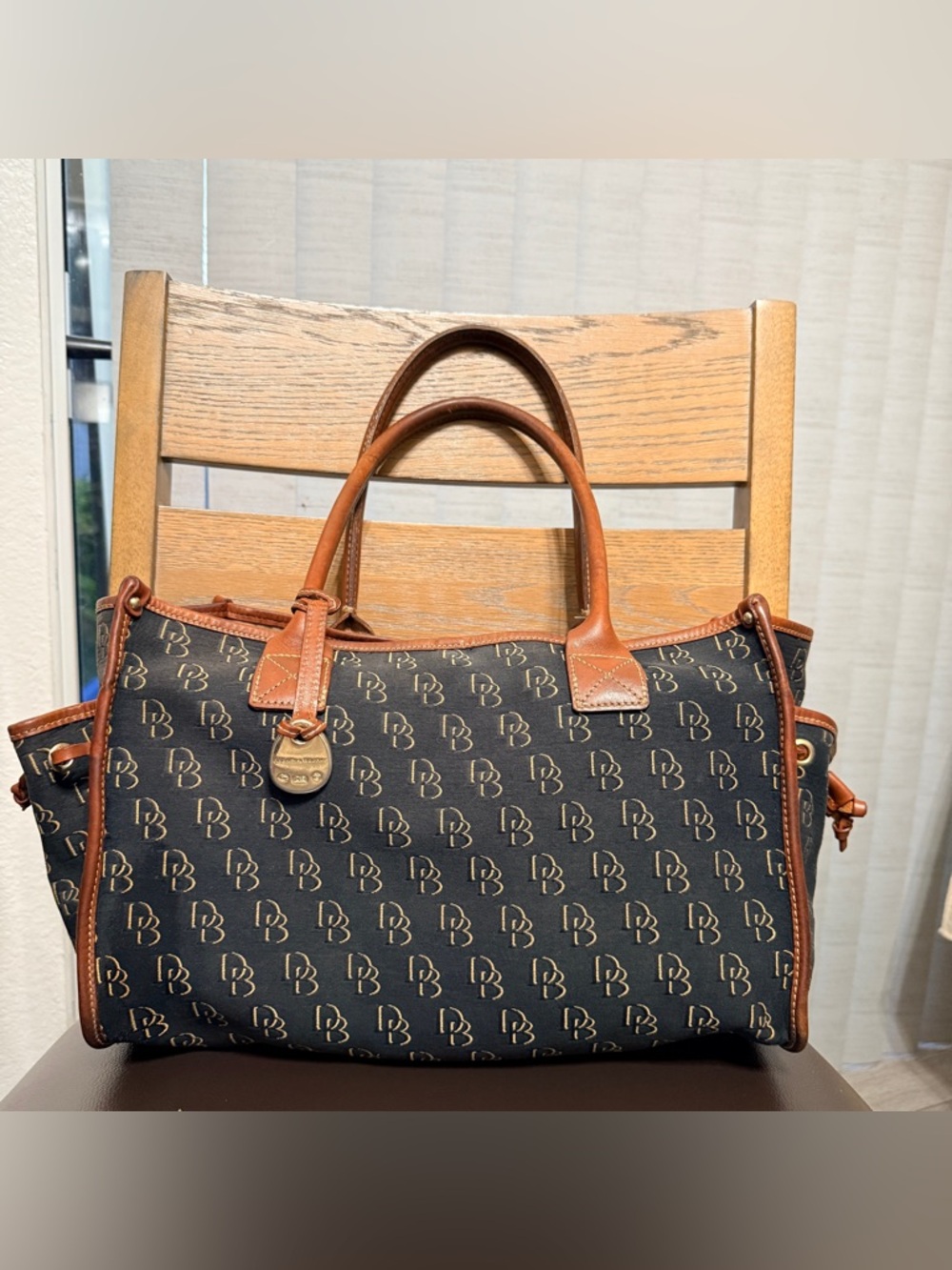 Dooney & Bourke Signature Monogram canvas tote bag
